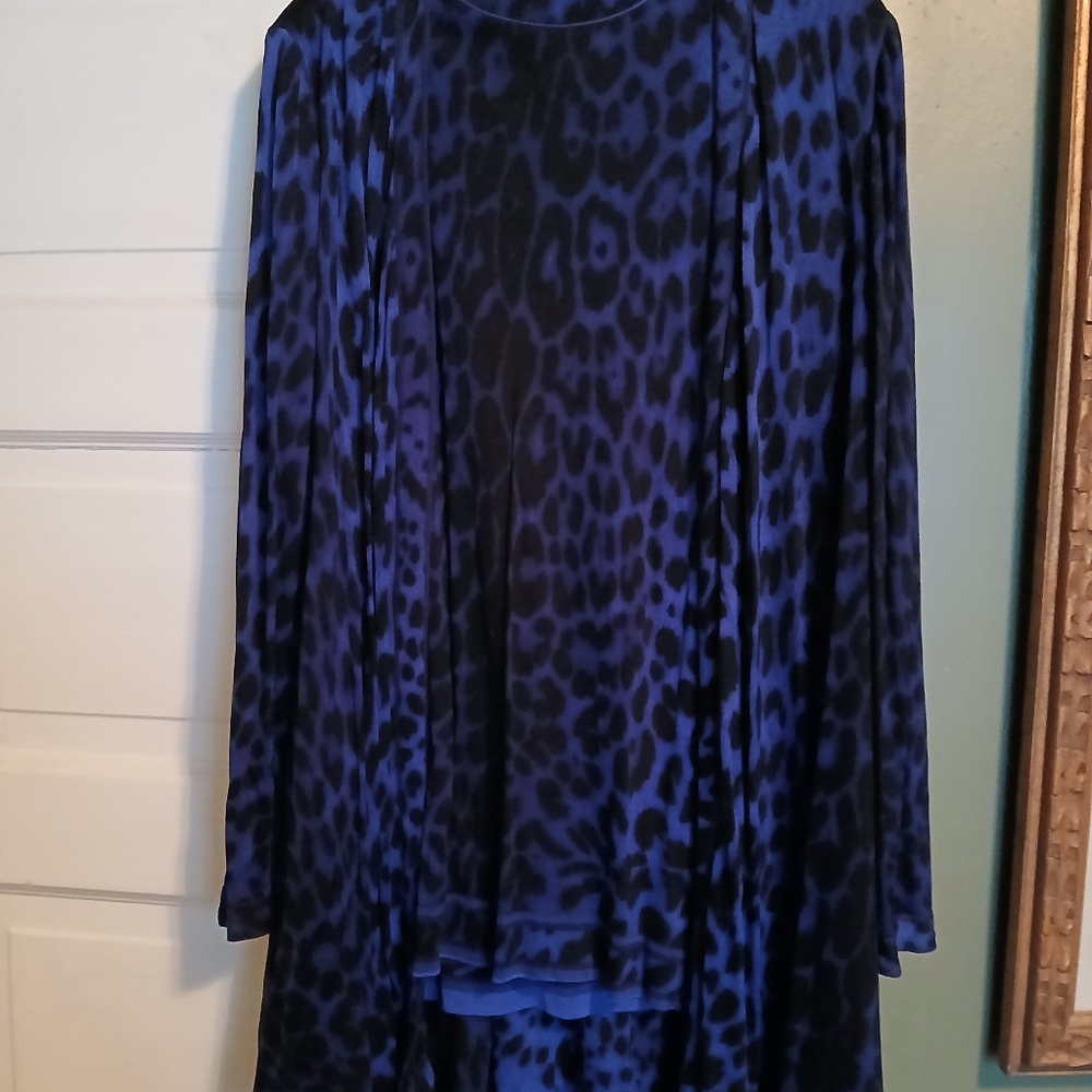 Fabulous LEONARD PARIS 3 Piece Top, Jacket, Matching Scarf, Sz 48 (16)! - Picture 3 of 12